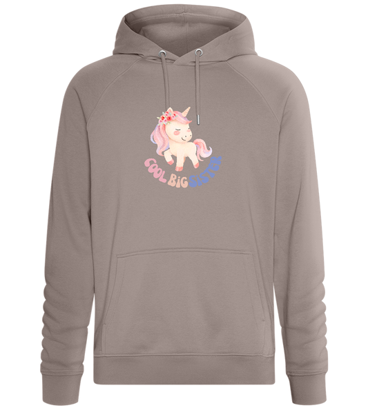 Cool Big Sister Unicorn Design - Comfort unisex hoodie_CHARCOAL CHIN_front