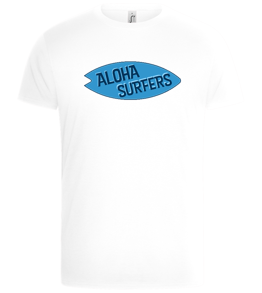 Aloha Surf Crew Design - Basic Unisex T-Shirt_WHITE_front