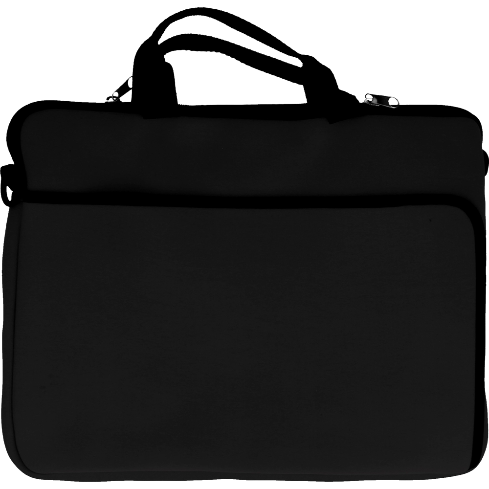 Neoprene Laptop Pouch_BLACK_front