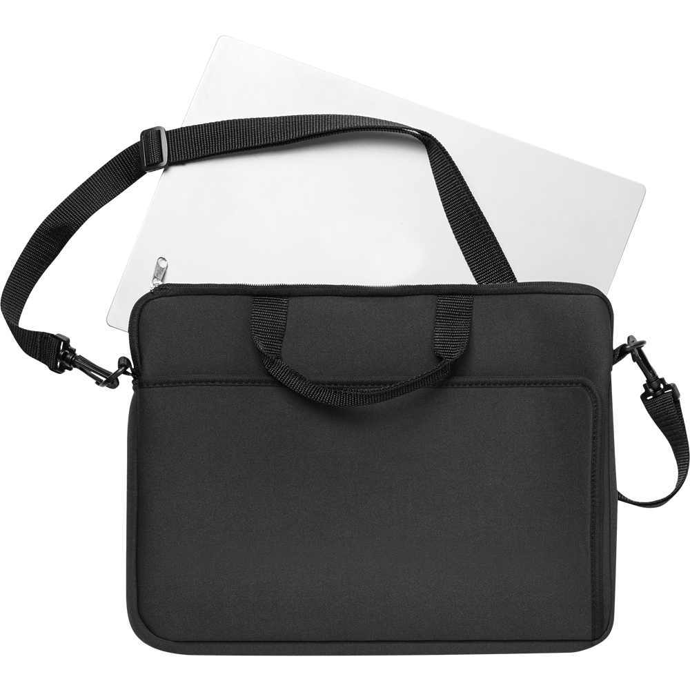 Neoprene Laptop Pouch_BLACK_DETAILEDIMAGE_front_2