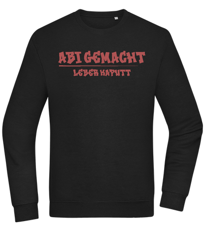 Abi Gemacht Leber Kaputt Design - Comfort Essential Unisex Sweater_BLACK_front