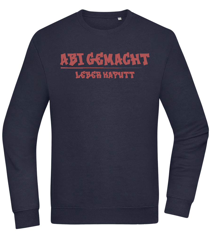 Abi Gemacht Leber Kaputt Design - Comfort Essential Unisex Sweater_FRENCH NAVY_front