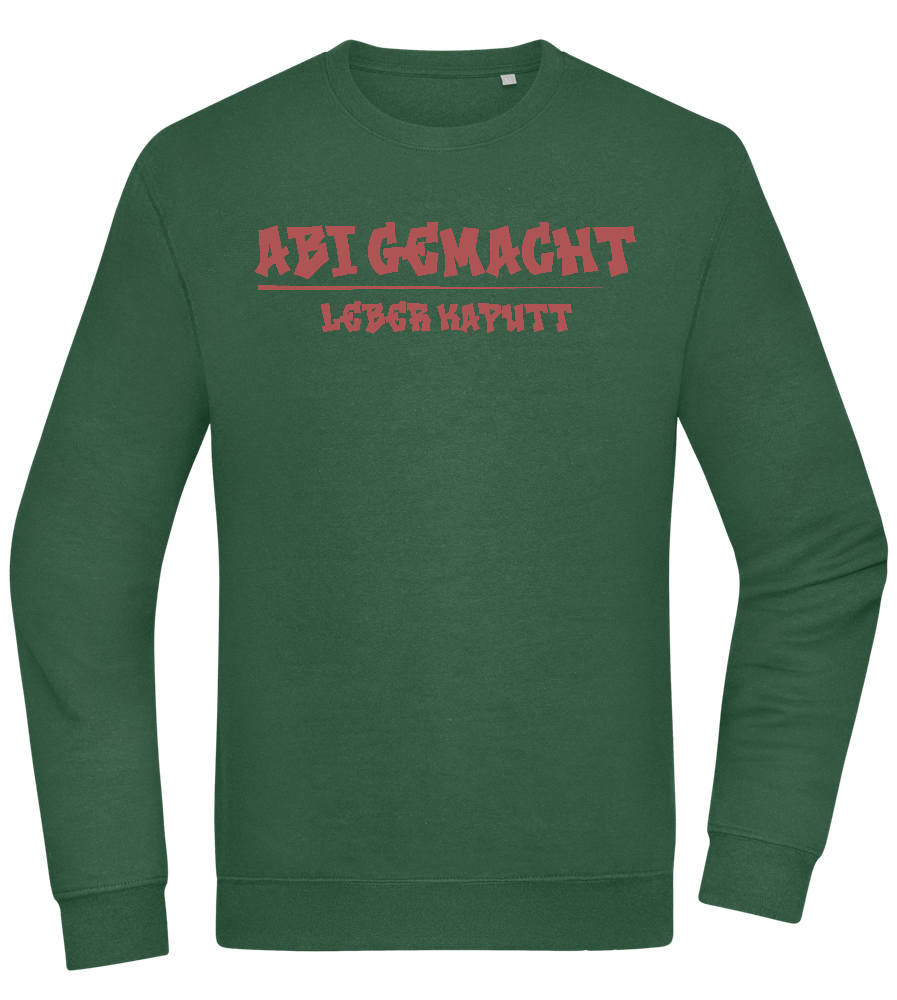 Abi Gemacht Leber Kaputt Design - Comfort Essential Unisex Sweater_GREEN BOTTLE_front