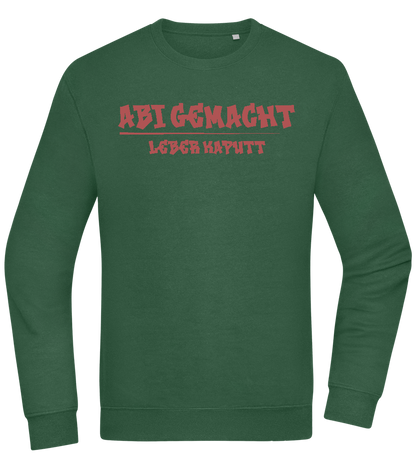 Abi Gemacht Leber Kaputt Design - Comfort Essential Unisex Sweater_GREEN BOTTLE_front