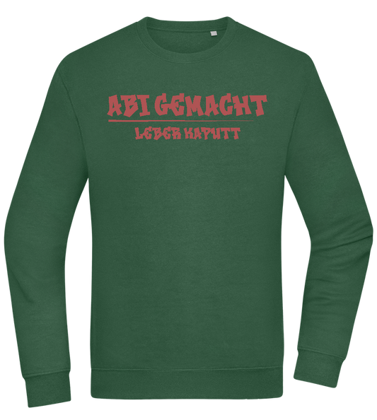 Abi Gemacht Leber Kaputt Design - Comfort Essential Unisex Sweater_GREEN BOTTLE_front