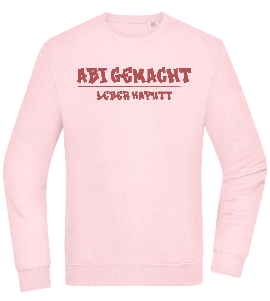 Abi Gemacht Leber Kaputt Design - Comfort Essential Unisex Sweater_LIGHT PEACH ROSE_front