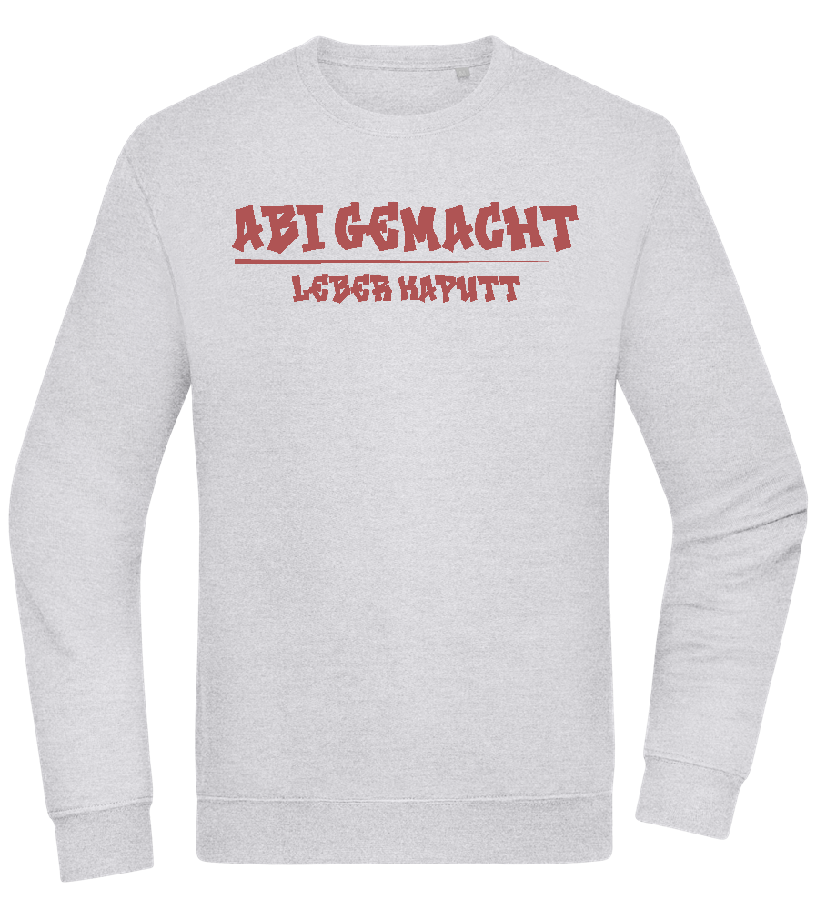 Abi Gemacht Leber Kaputt Design - Comfort Essential Unisex Sweater_ORION GREY II_front