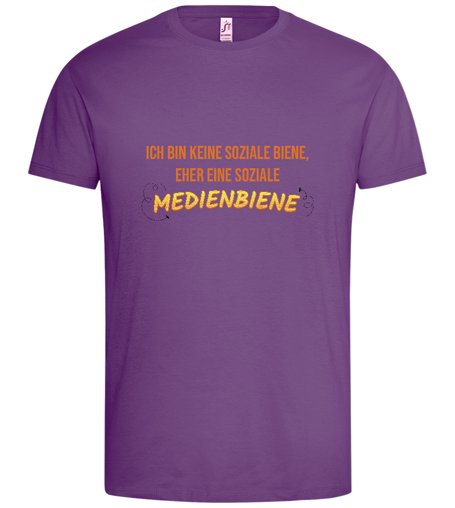 Social Media Design - Premium men's t-shirt_LIGHT PURPLE_front