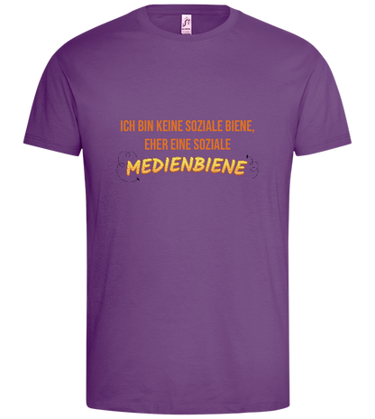 Social Media Design - Premium men's t-shirt_LIGHT PURPLE_front