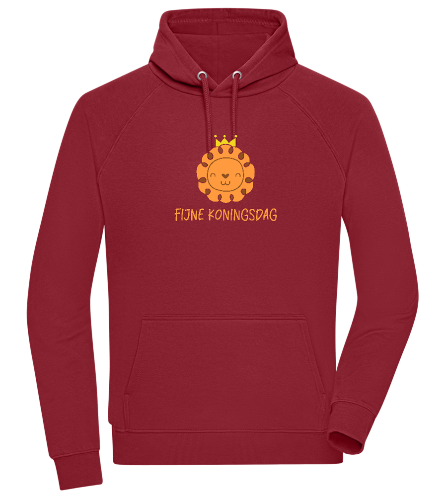 Fijne Koningsdag Design - Comfort unisex hoodie_BORDEAUX_front