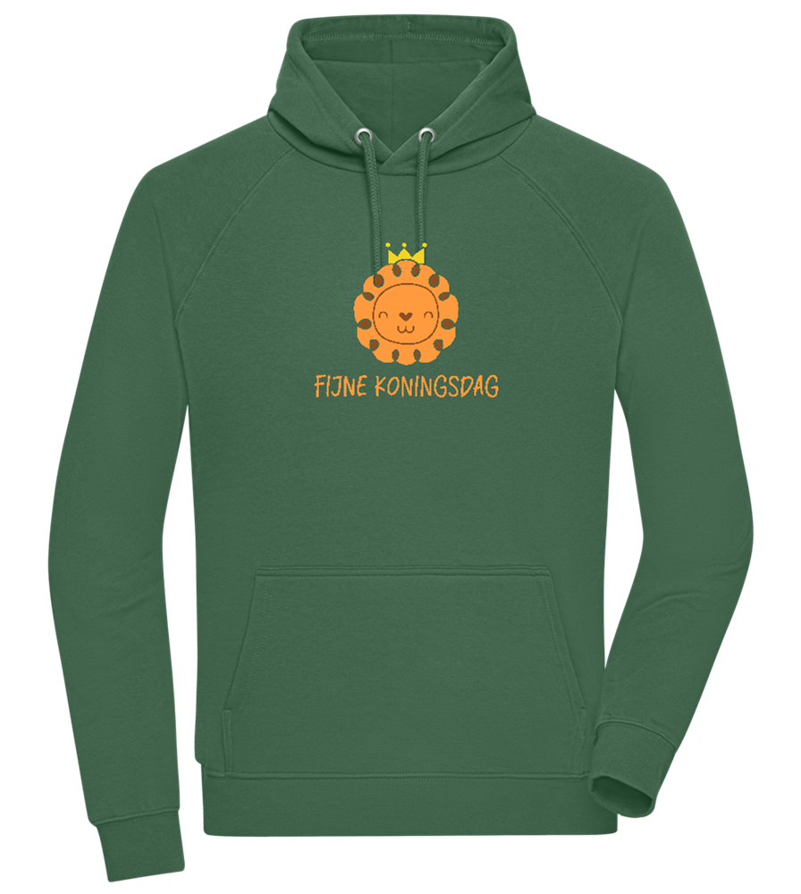 Fijne Koningsdag Design - Comfort unisex hoodie_GREEN BOTTLE_front