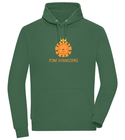 Fijne Koningsdag Design - Comfort unisex hoodie_GREEN BOTTLE_front