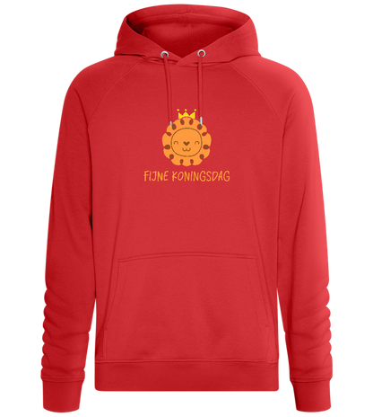 Fijne Koningsdag Design - Comfort unisex hoodie_RED_front