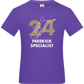 Freekick Specialist Design - Basic kids t-shirt_DARK PURPLE_front
