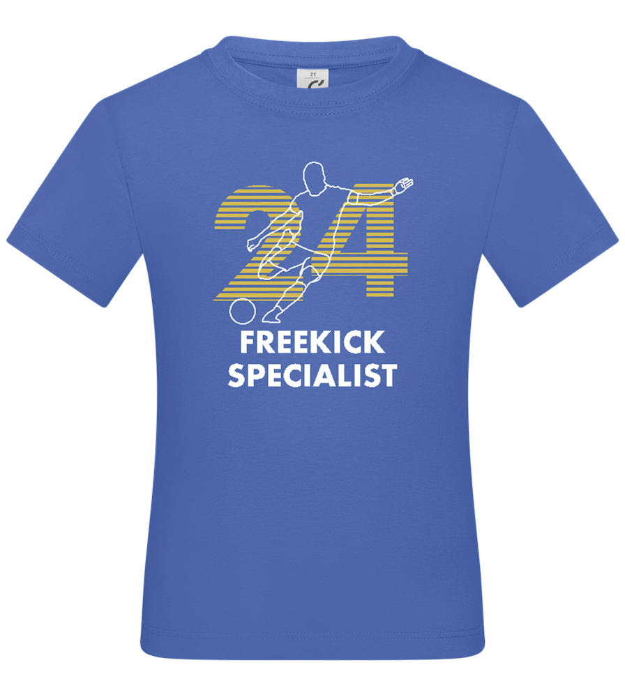 Freekick Specialist Design - Basic kids t-shirt_ROYAL_front