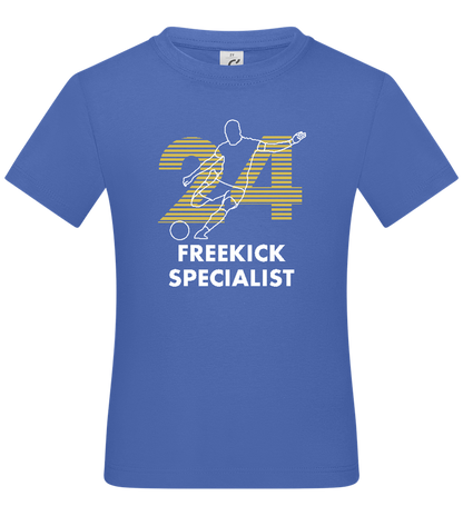 Freekick Specialist Design - Basic kids t-shirt_ROYAL_front