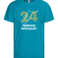 Freekick Specialist Design - Basic kids t-shirt_TURQUOISE_front