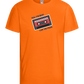 Feel the Beat Design - Basic kids t-shirt_ORANGE_front