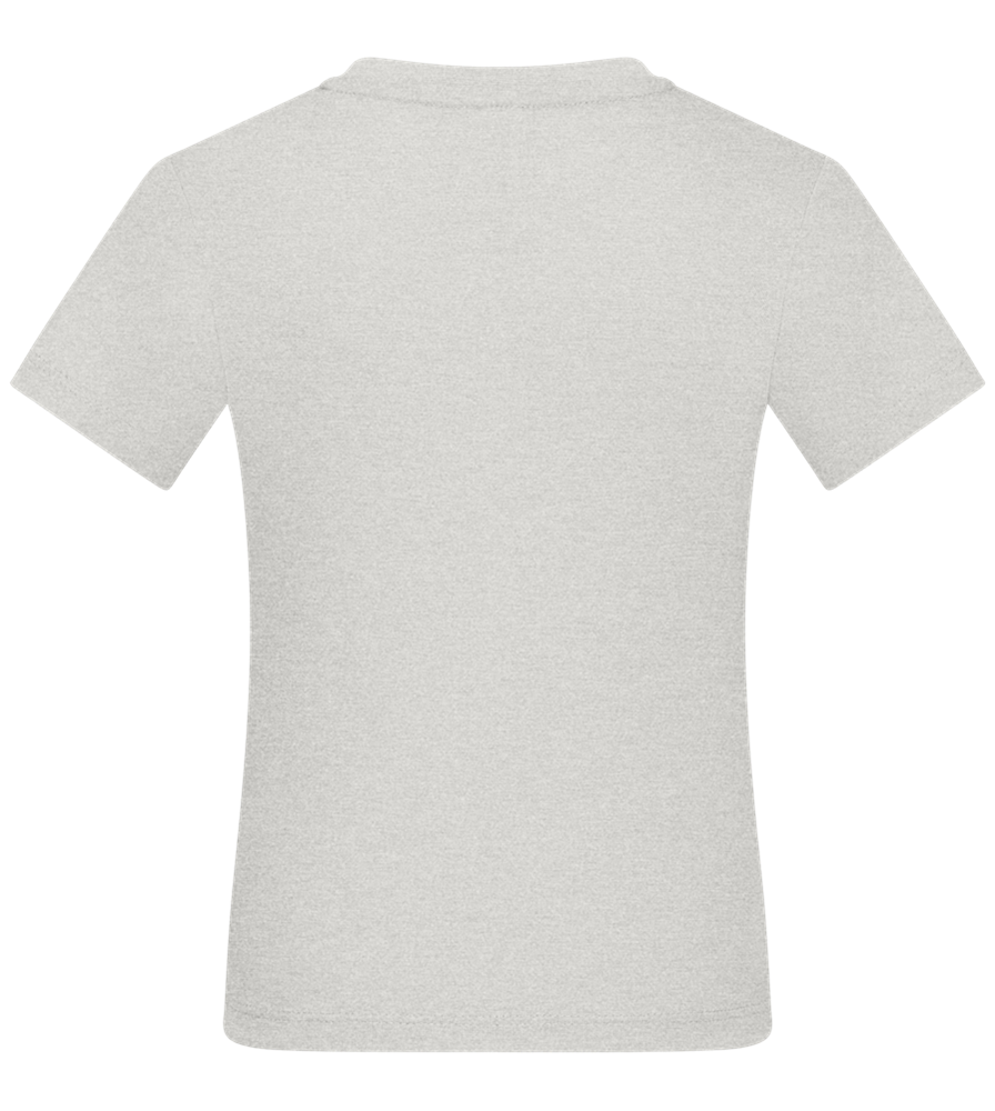 Feel the Beat Design - Basic kids t-shirt_VIBRANT WHITE_back
