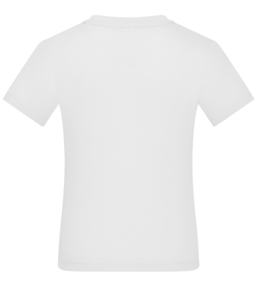 Feel the Beat Design - Basic kids t-shirt_WHITE_back