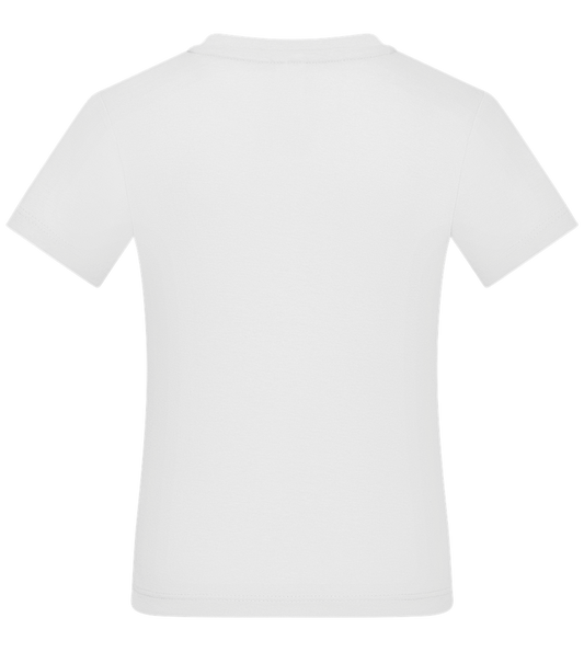 Feel the Beat Design - Basic kids t-shirt_WHITE_back