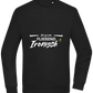 Fluently Ironic Design - Comfort Essential Unisex Sweater_BLACK_front