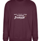 Fluently Ironic Design - Comfort Essential Unisex Sweater_BORDEAUX_front