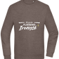 Fluently Ironic Design - Comfort Essential Unisex Sweater_CHARCOAL CHIN_front