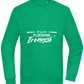 Fluently Ironic Design - Comfort Essential Unisex Sweater_MEADOW GREEN_front