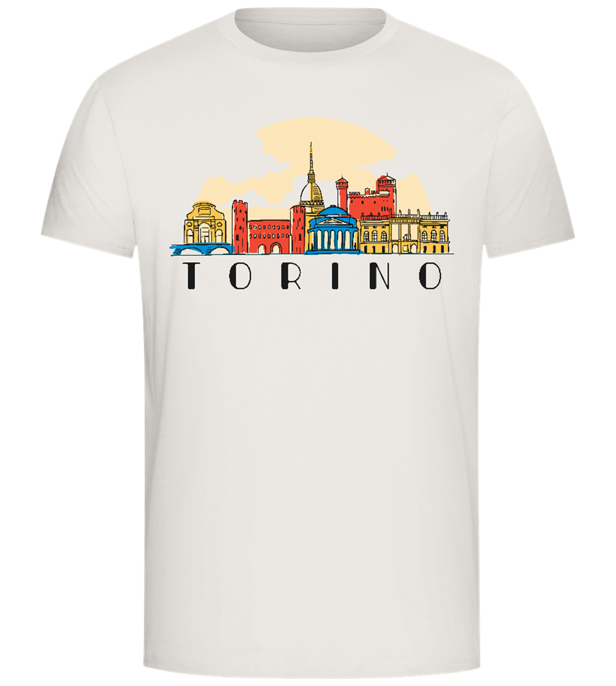 Torino City Skyline Design - Comfort Unisex T-Shirt_ECRU_front