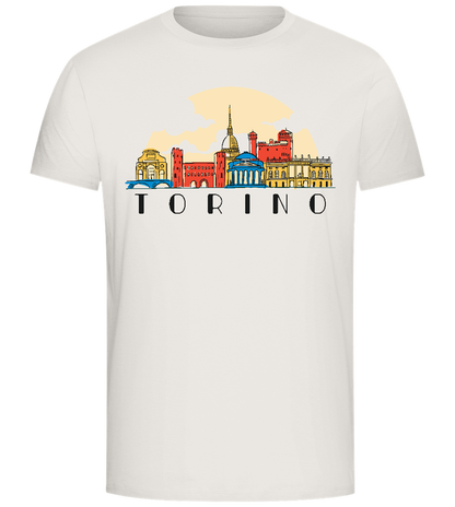 Torino City Skyline Design - Comfort Unisex T-Shirt_ECRU_front