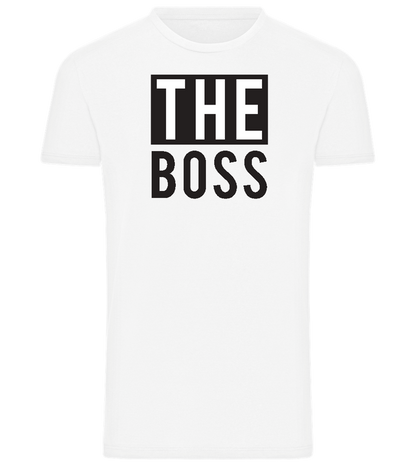 Boss Design - Comfort men's t-shirt_WHITE_front