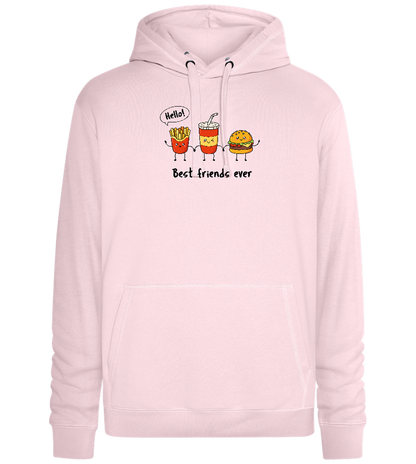 Best Friends Ever Design - Premium unisex hoodie_LIGHT PEACH ROSE_front