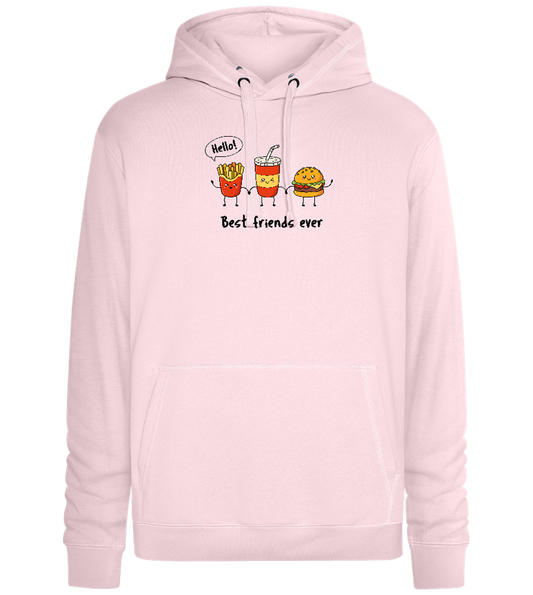 Best Friends Ever Design - Premium unisex hoodie_LIGHT PEACH ROSE_front