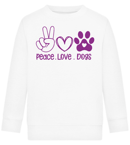 Peace Love Dogs Design - Comfort Kids Sweater