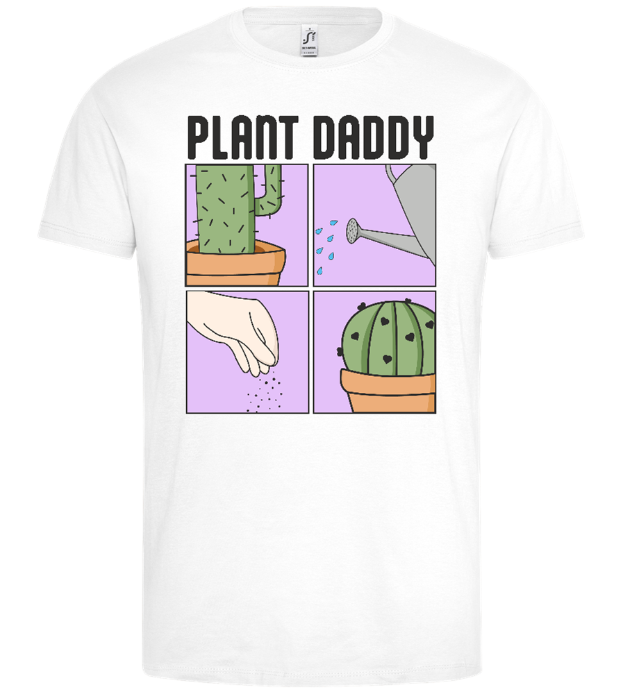 Plant Daddy Design - Premium men's t-shirt_WHITE_front