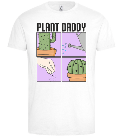 Plant Daddy Design - Premium men's t-shirt_WHITE_front