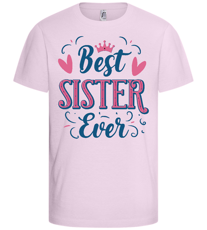 Best Sister Design - Basic kids t-shirt_LIGHT PINK_front