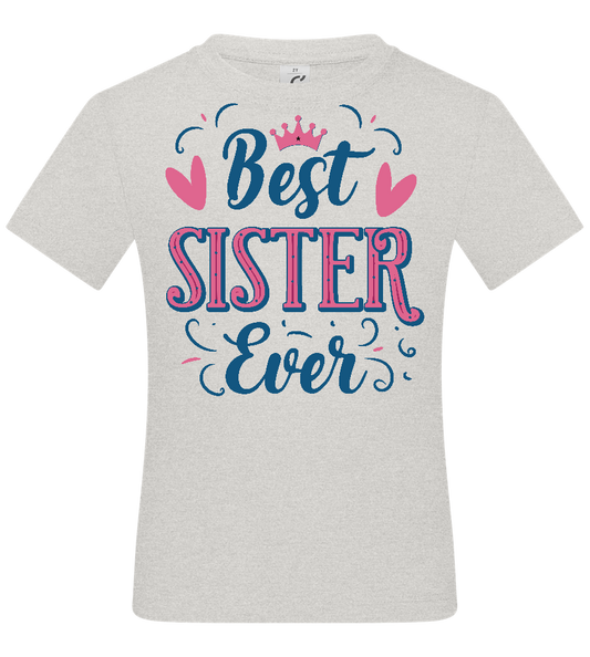 Best Sister Design - Basic kids t-shirt_VIBRANT WHITE_front