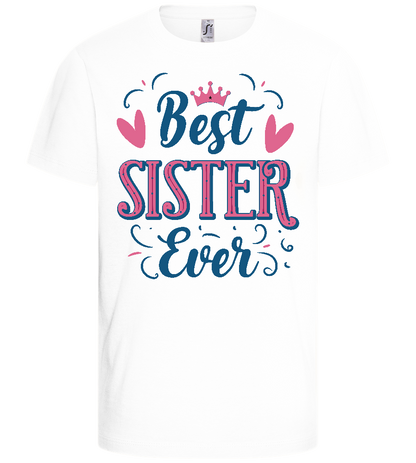 Best Sister Design - Basic kids t-shirt_WHITE_front