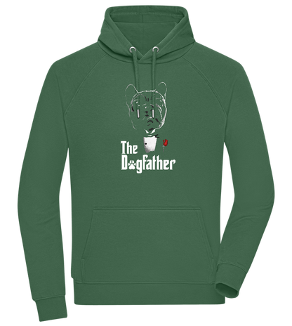 Dogfather Suit Design - Comfort unisex hoodie_GREEN BOTTLE_front