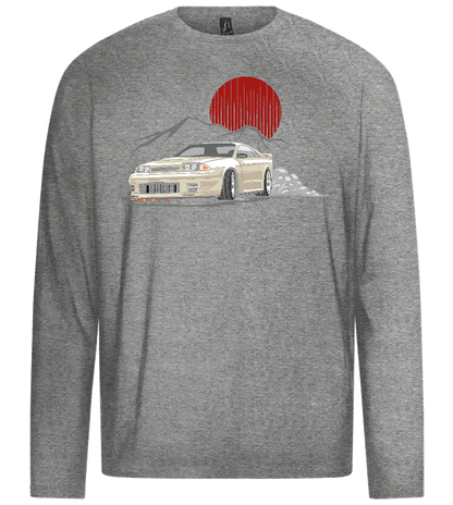 Skyline Design - Premium men's long sleeve t-shirt_ORION GREY_front