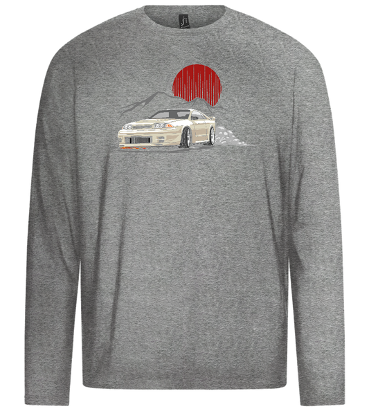 Skyline Design - Premium men's long sleeve t-shirt_ORION GREY_front