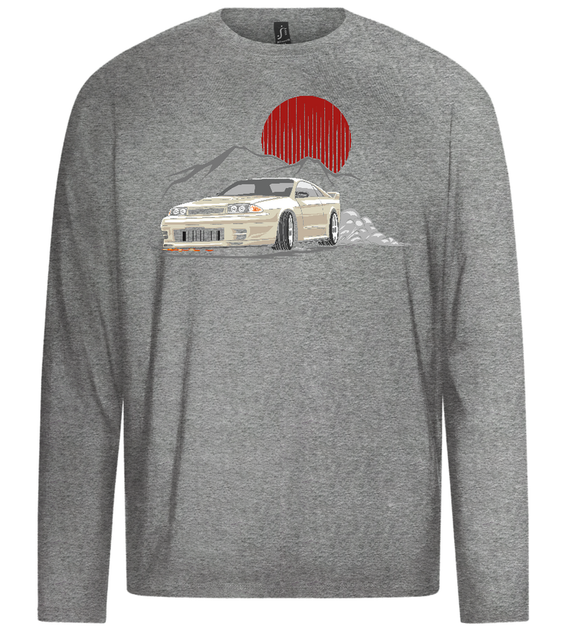 Skyline Design - Premium men's long sleeve t-shirt_ORION GREY_front