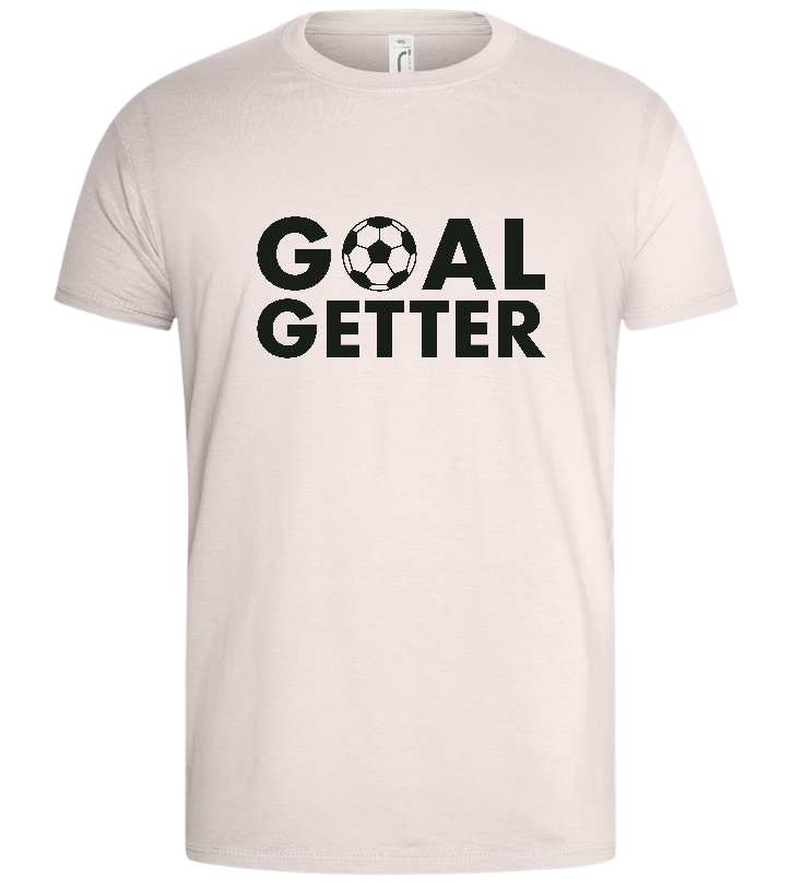 Goal Getter Design - Basic men's t-shirt_LIGHT PINK_front