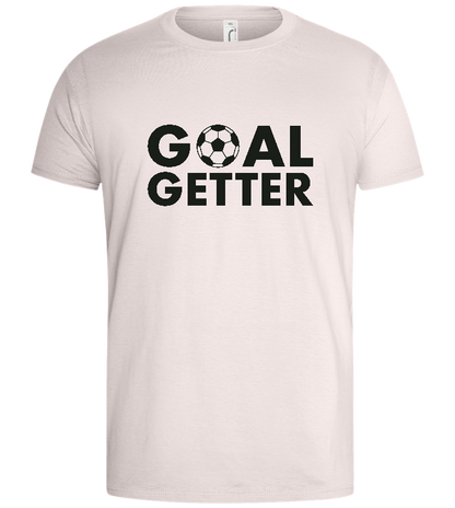 Goal Getter Design - Basic men's t-shirt_LIGHT PINK_front