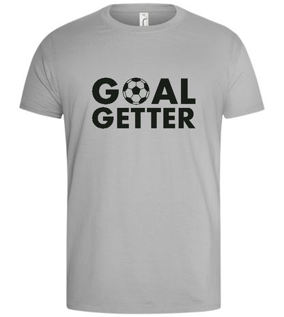 Goal Getter Design - Basic men's t-shirt_PURE GRAY_front