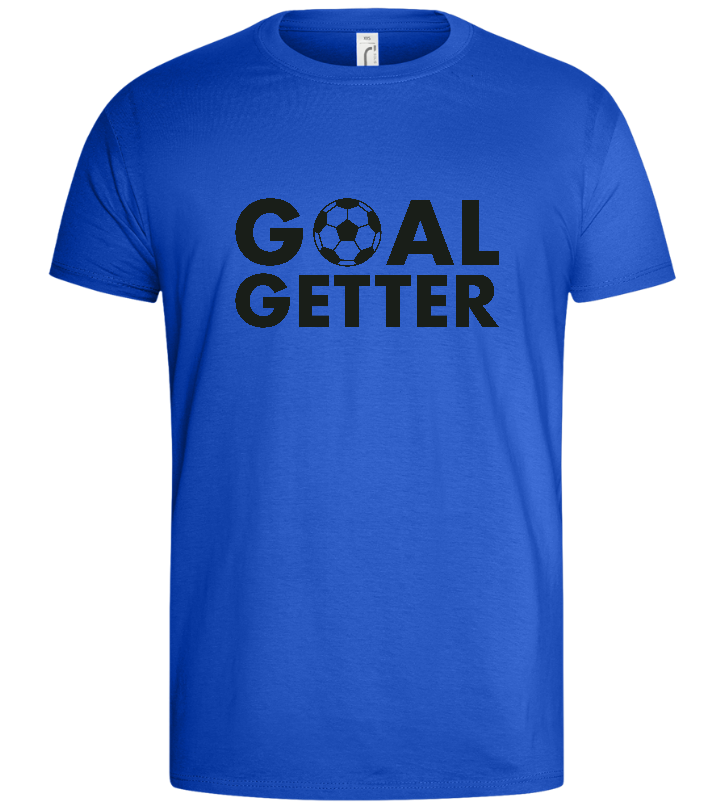 Goal Getter Design - Basic men's t-shirt_ROYAL_front