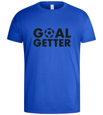 Goal Getter Design - Basic men's t-shirt_ROYAL_front