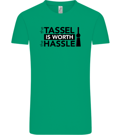 Worth The Hassle Design - Comfort Unisex T-Shirt_SPRING GREEN_front